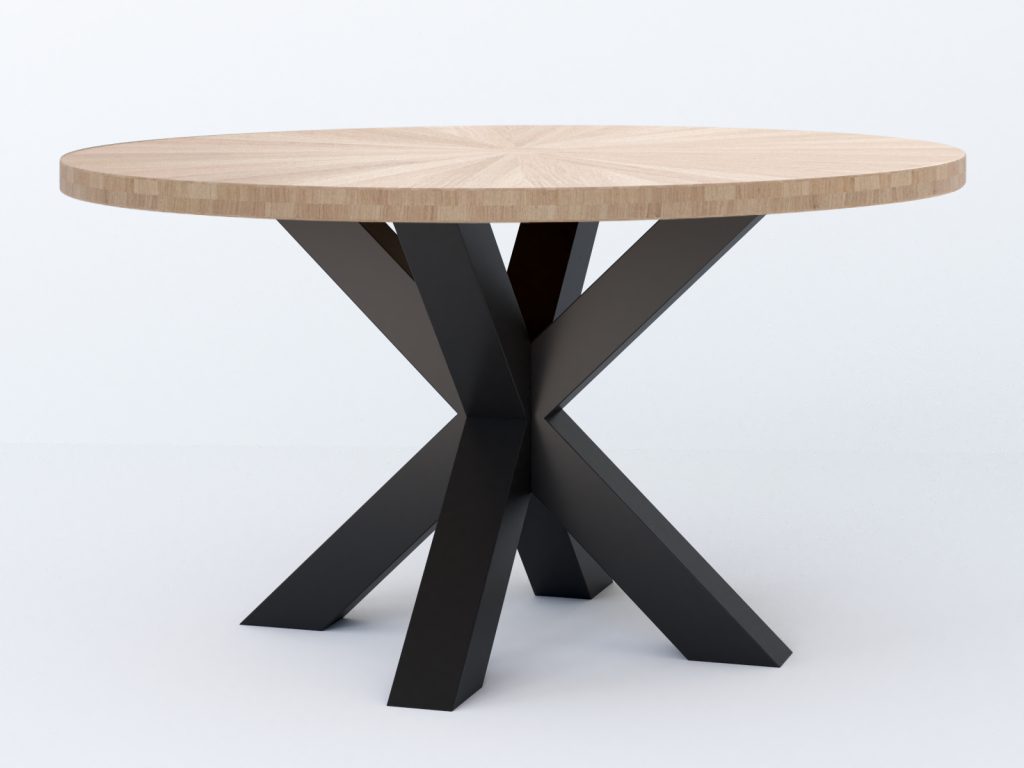 Noga metalowa do stołu Pająk Heavy S - obrazek 2