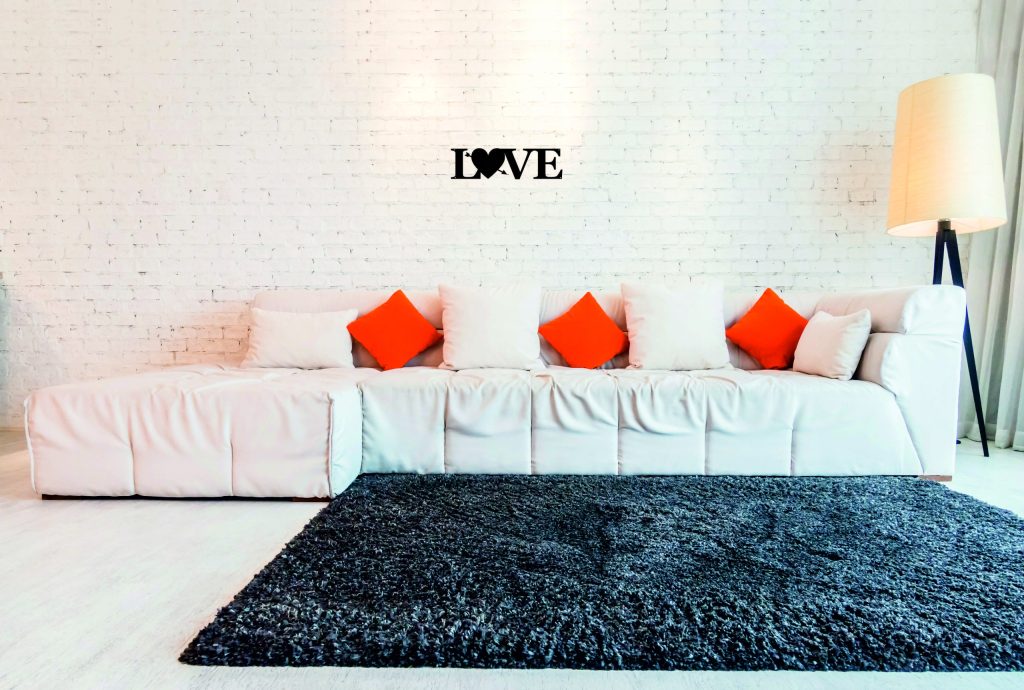 Serce Love dla zakochanych napis na ścianę DES029 60 cm - obrazek 2