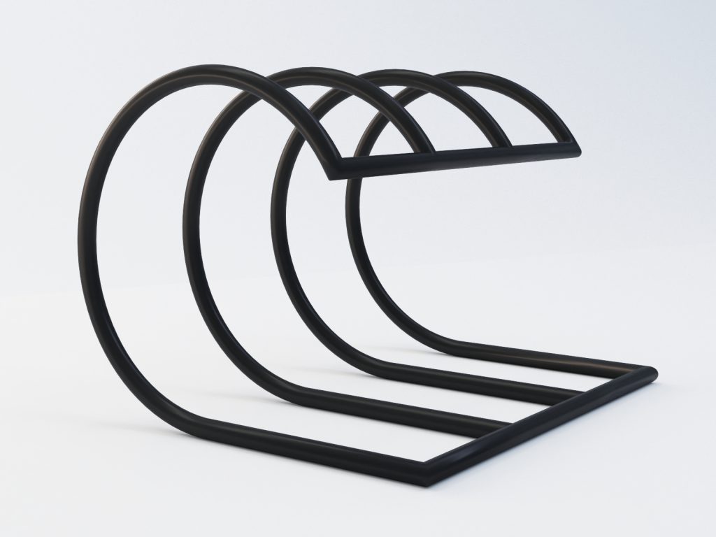 Stojak rowerowy Fala L - obrazek 2