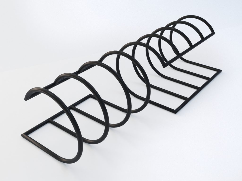 Stojak rowerowy Fala L - obrazek 4