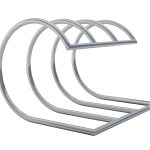 Stojak rowerowy Fala Chrom L