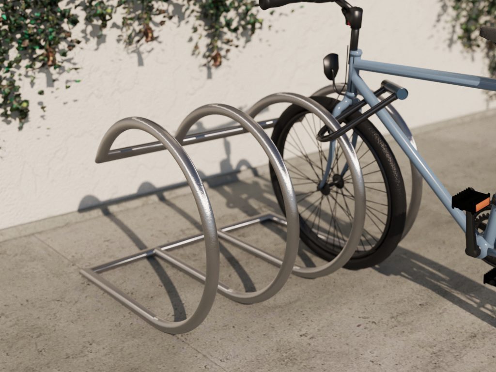 Stojak rowerowy Fala Chrom L - obrazek 3