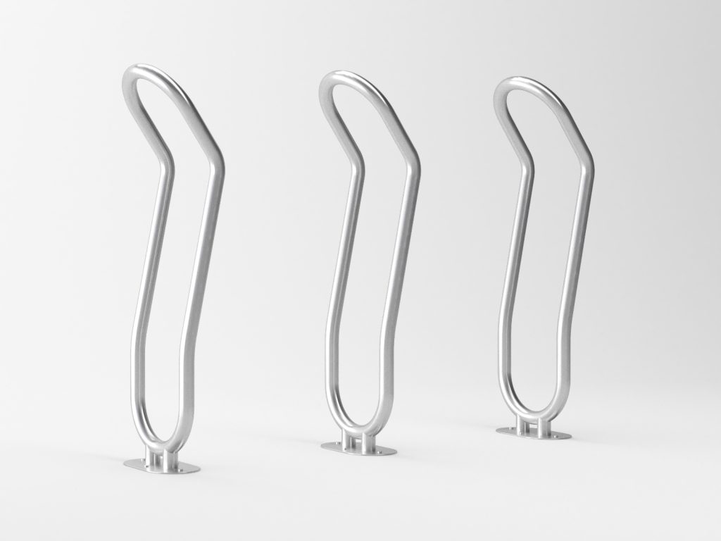 Stojak rowerowy Loop Chrom - obrazek 2