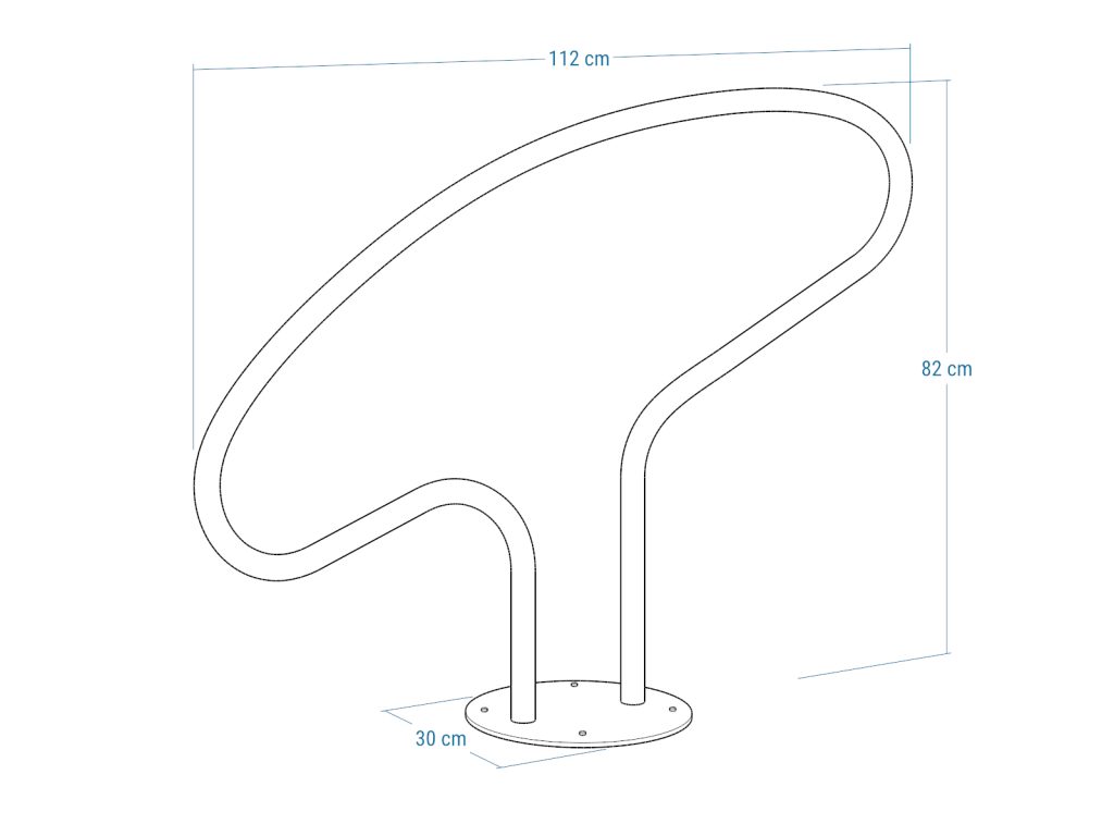 Stojak rowerowy Lasso Chrom - obrazek 4