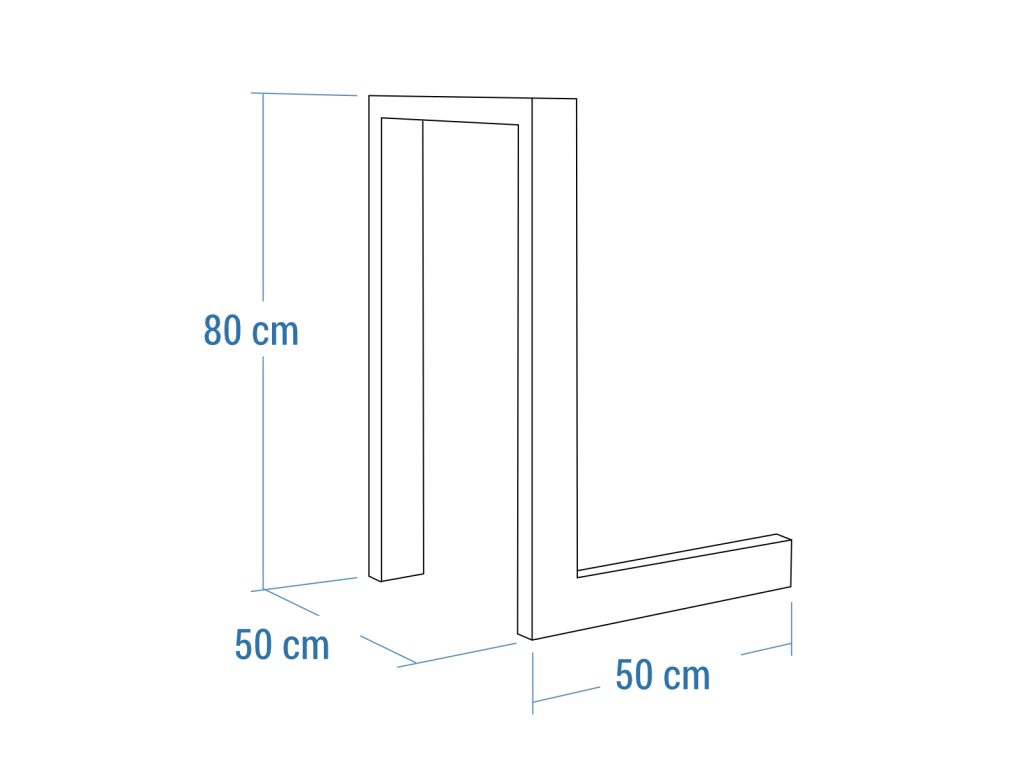 Stojak rowerowy Ratio Chrom moduł A - obrazek 3