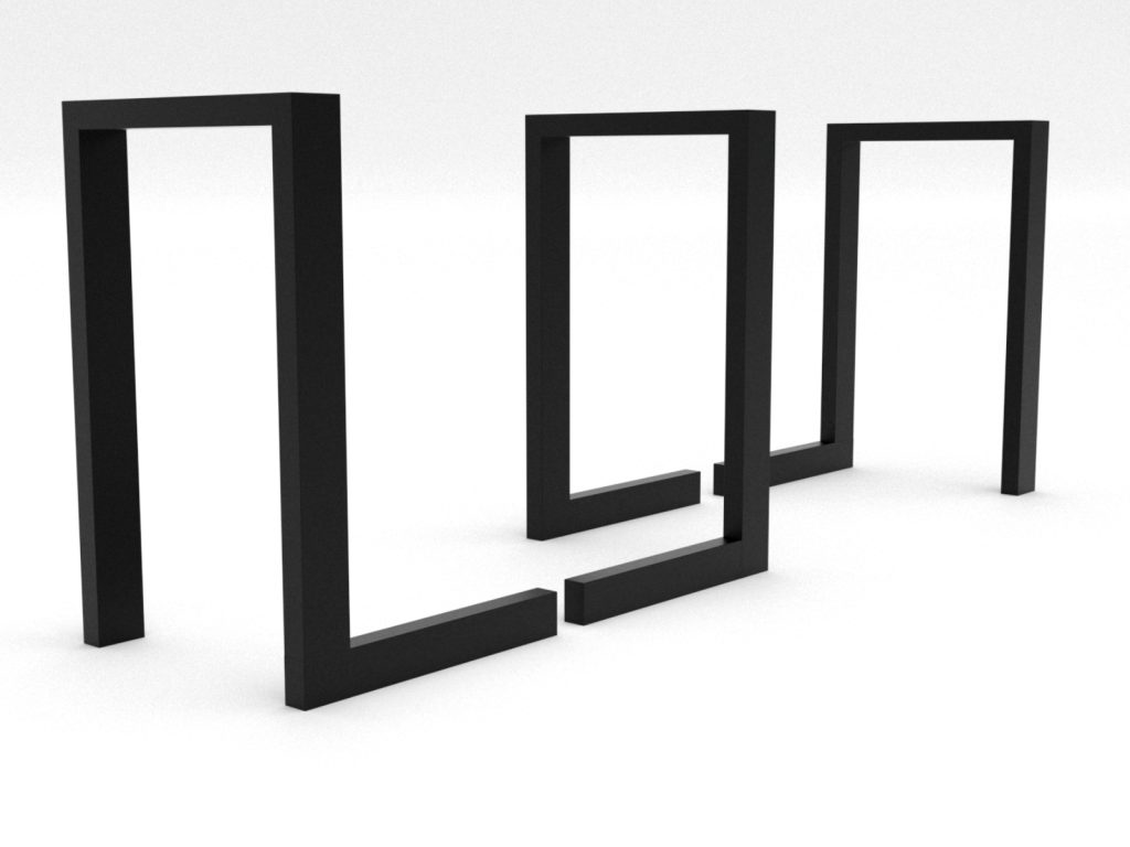 Stojak rowerowy Ratio zestaw 1 - obrazek 4