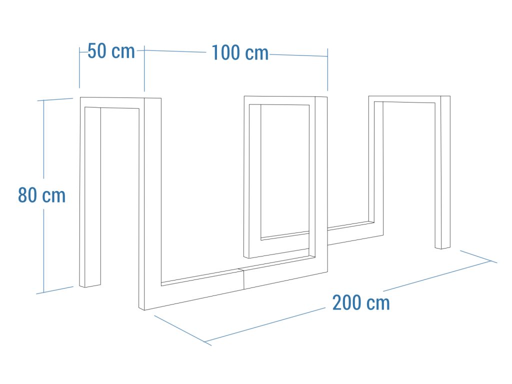 Stojak rowerowy Ratio zestaw 1 - obrazek 5