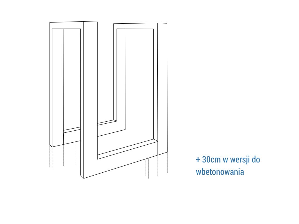 Stojak rowerowy Ratio zestaw 3 - obrazek 6