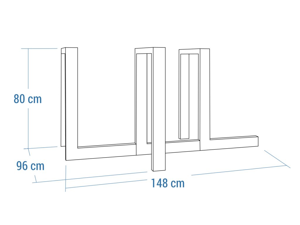 Stojak rowerowy Ratio zestaw 4 - obrazek 5