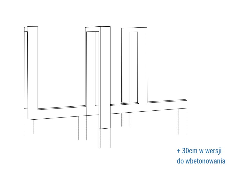 Stojak rowerowy Ratio zestaw 4 - obrazek 6