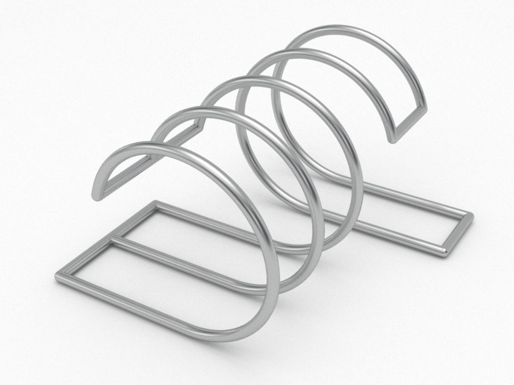 Stojak rowerowy Fala Chrom S - obrazek 3