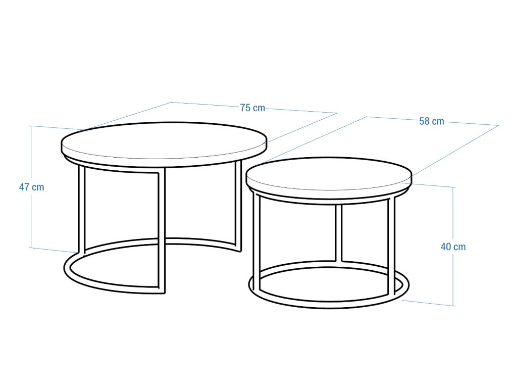 Zestaw stolików Besson - obrazek 5