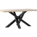 Stół z blatem dębowym Mediolan