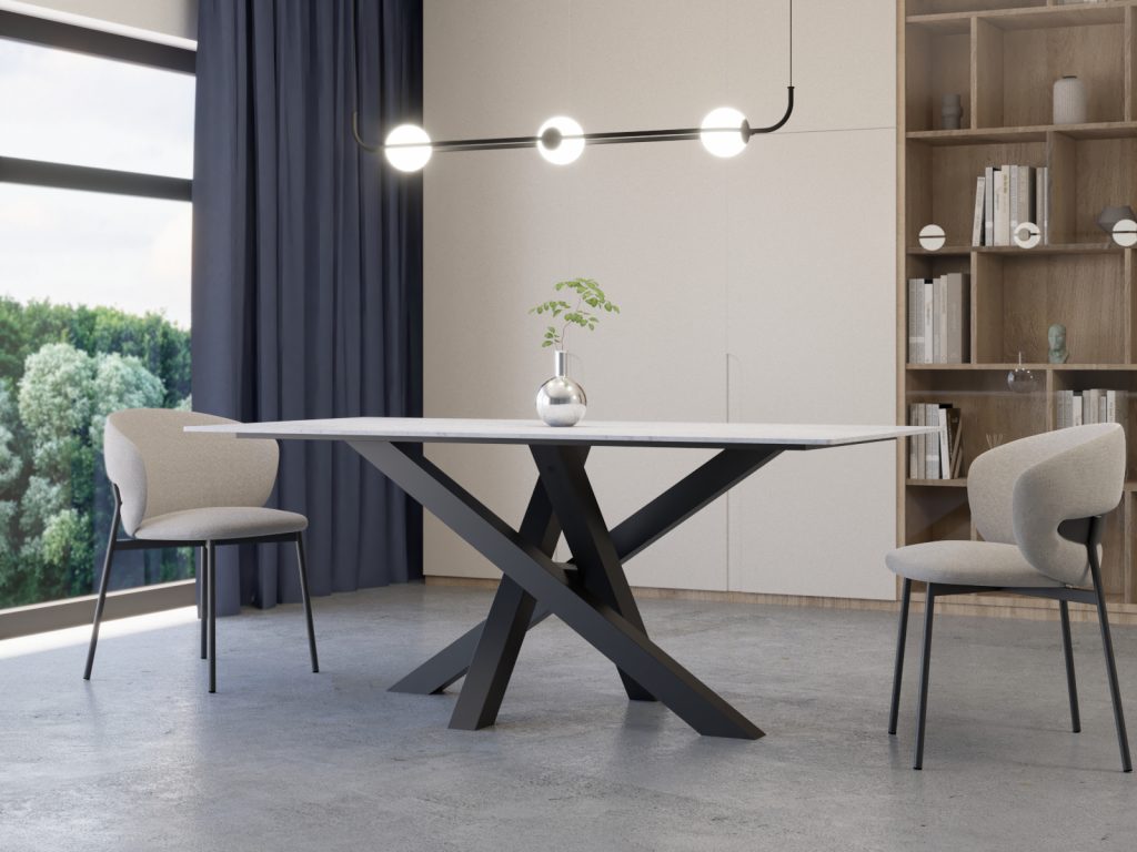 Stół z blatem ze spieku kwarcowego Mediolan - obrazek 2