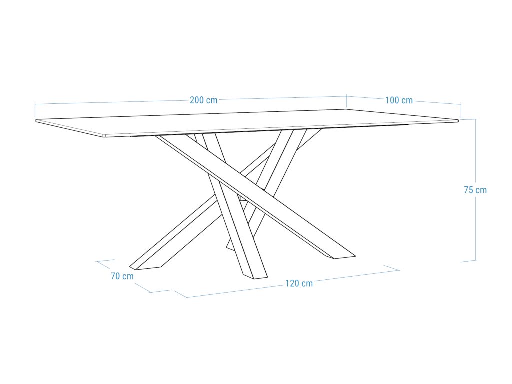 Stół z blatem ze spieku kwarcowego Mediolan - obrazek 7