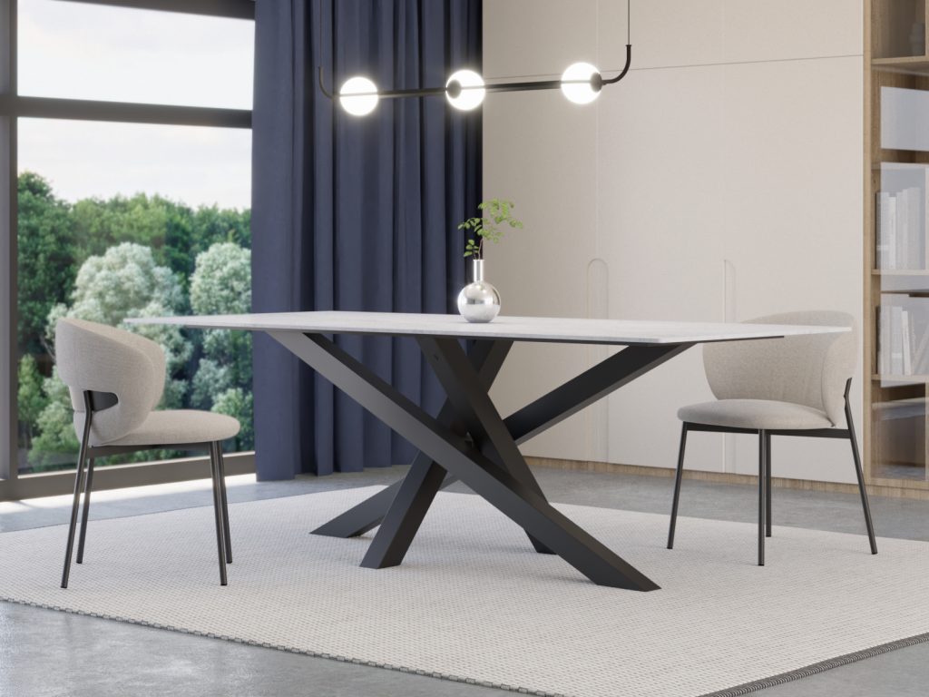 Stół z blatem ze spieku kwarcowego Mediolan - obrazek 3