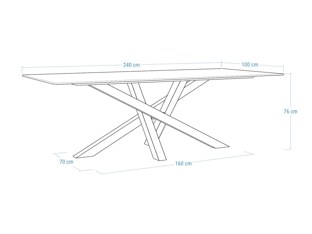 Stół z blatem ze spieku kwarcowego Mediolan - obrazek 8
