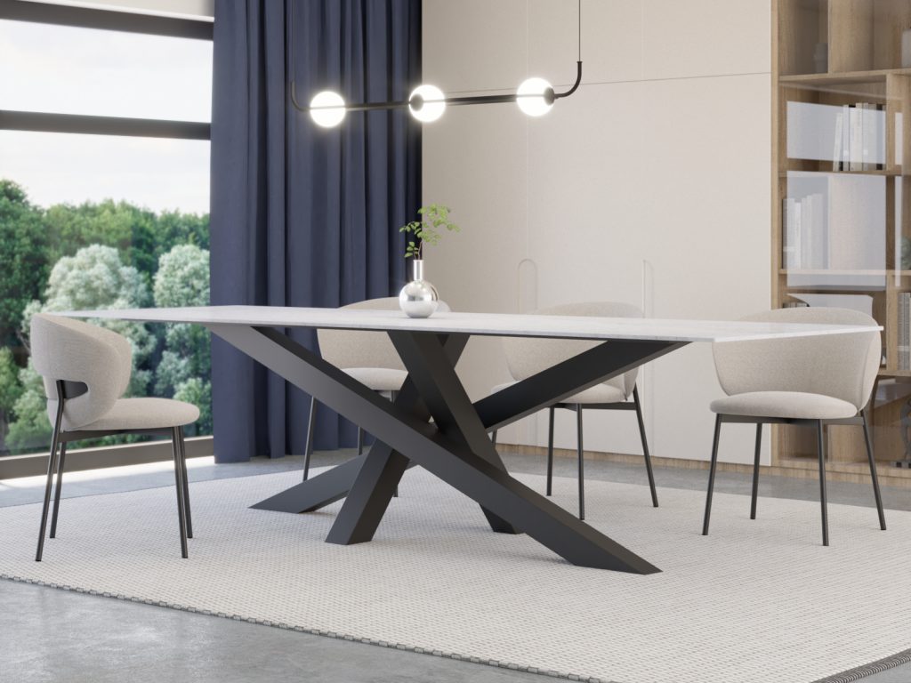 Stół z blatem ze spieku kwarcowego Mediolan - obrazek 4