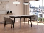Modny stół rozkładany do salonu ze spieku kwarcowego Shift - obrazek 2