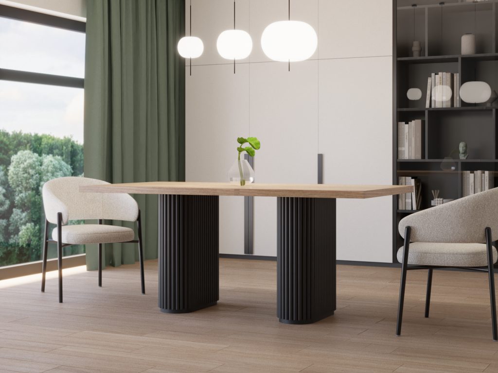 Stół do salonu dębowy Torvo - obrazek 2