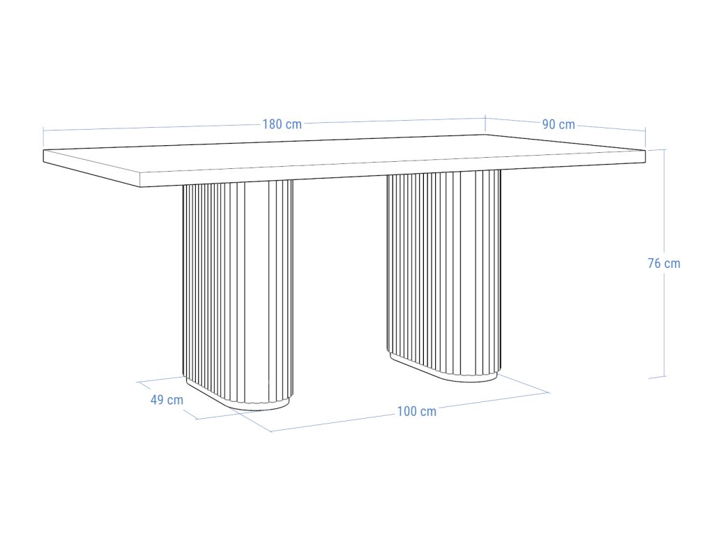 Stół do salonu dębowy Torvo - obrazek 5