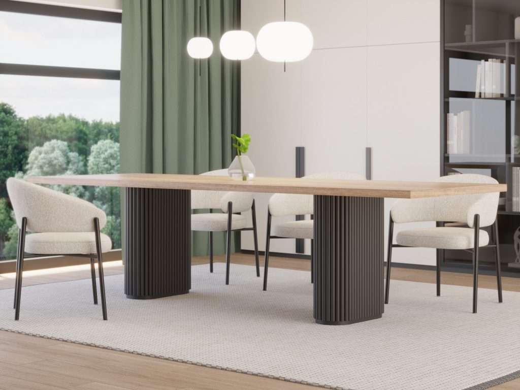 Stół do salonu dębowy Torvo - obrazek 3