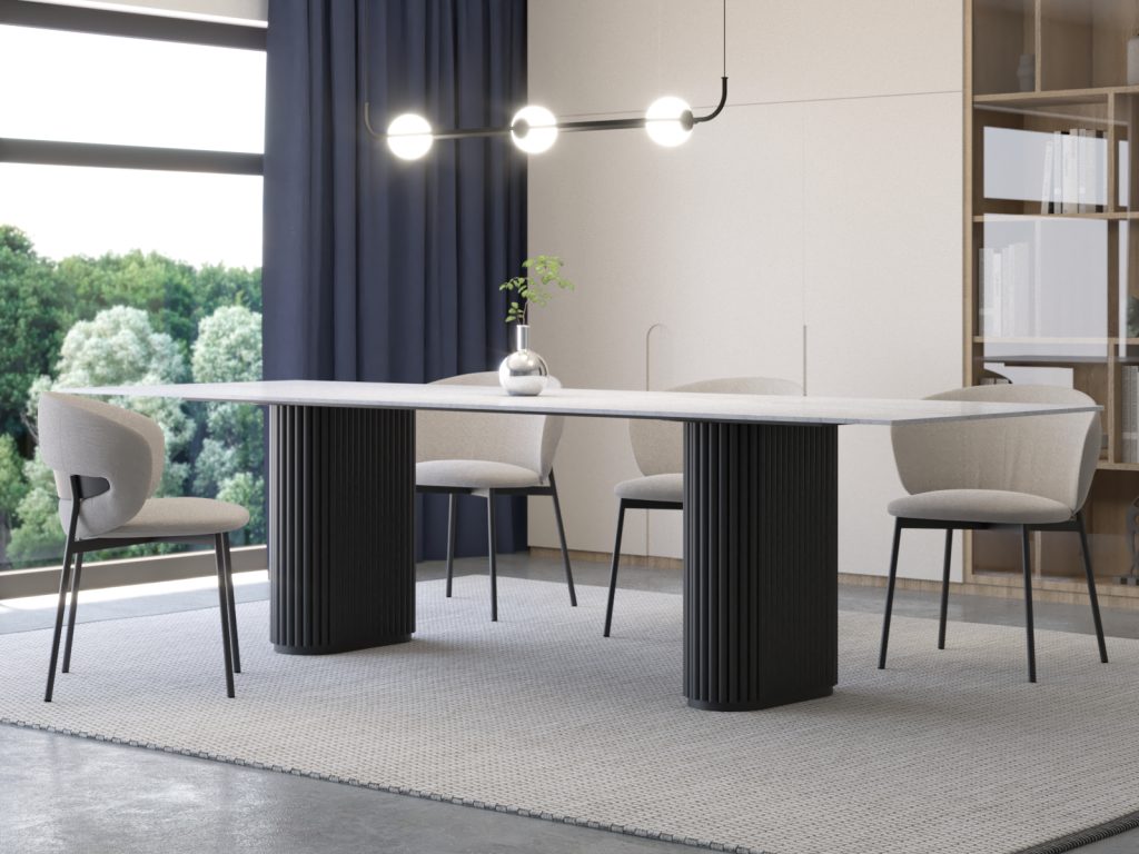 Stół do salonu ze spieku kwarcowego Torvo - obrazek 3