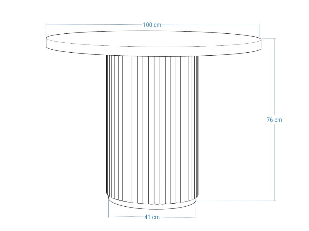 Nowoczesny stół dębowy Toro - obrazek 4
