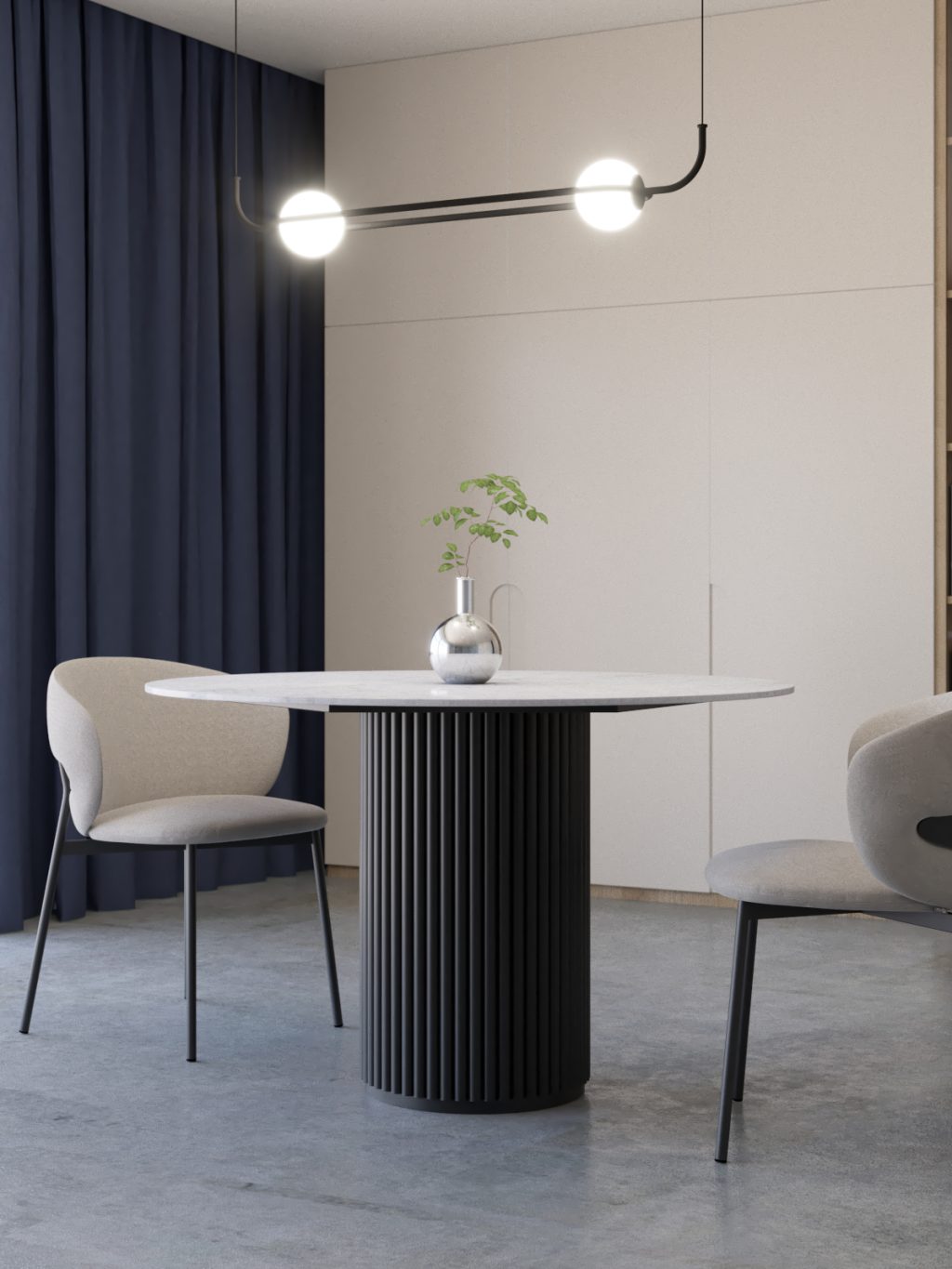 Nowoczesny stół ze spieku kwarcowego Toro - obrazek 2