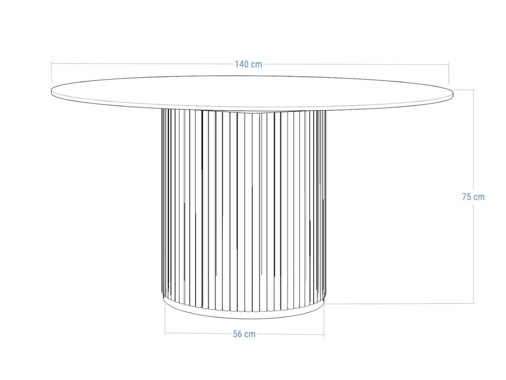 Nowoczesny stół ze spieku kwarcowego Toro - obrazek 6