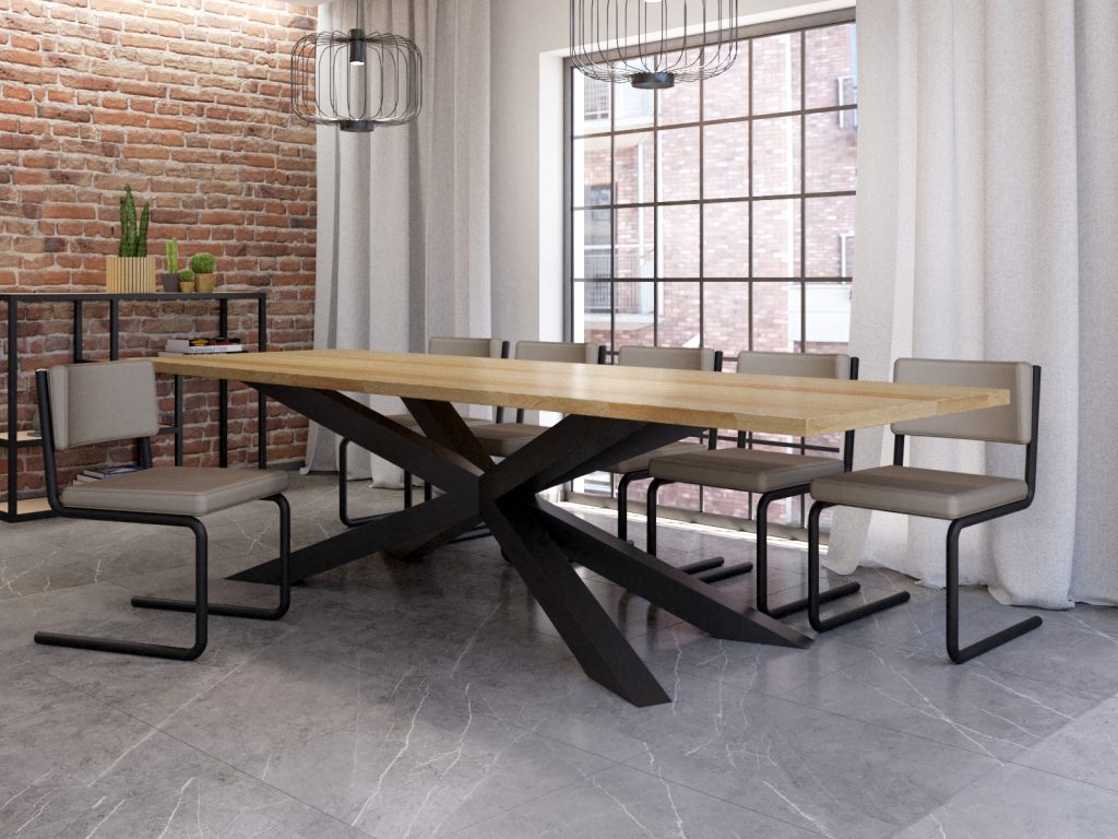 Duży Stół Pająk 300x100cm - obrazek 2