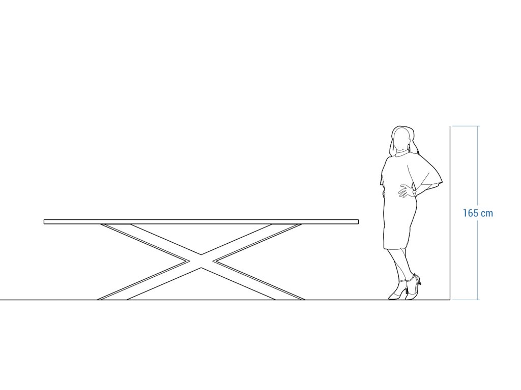 Duży Stół Pająk 300x100cm - obrazek 5