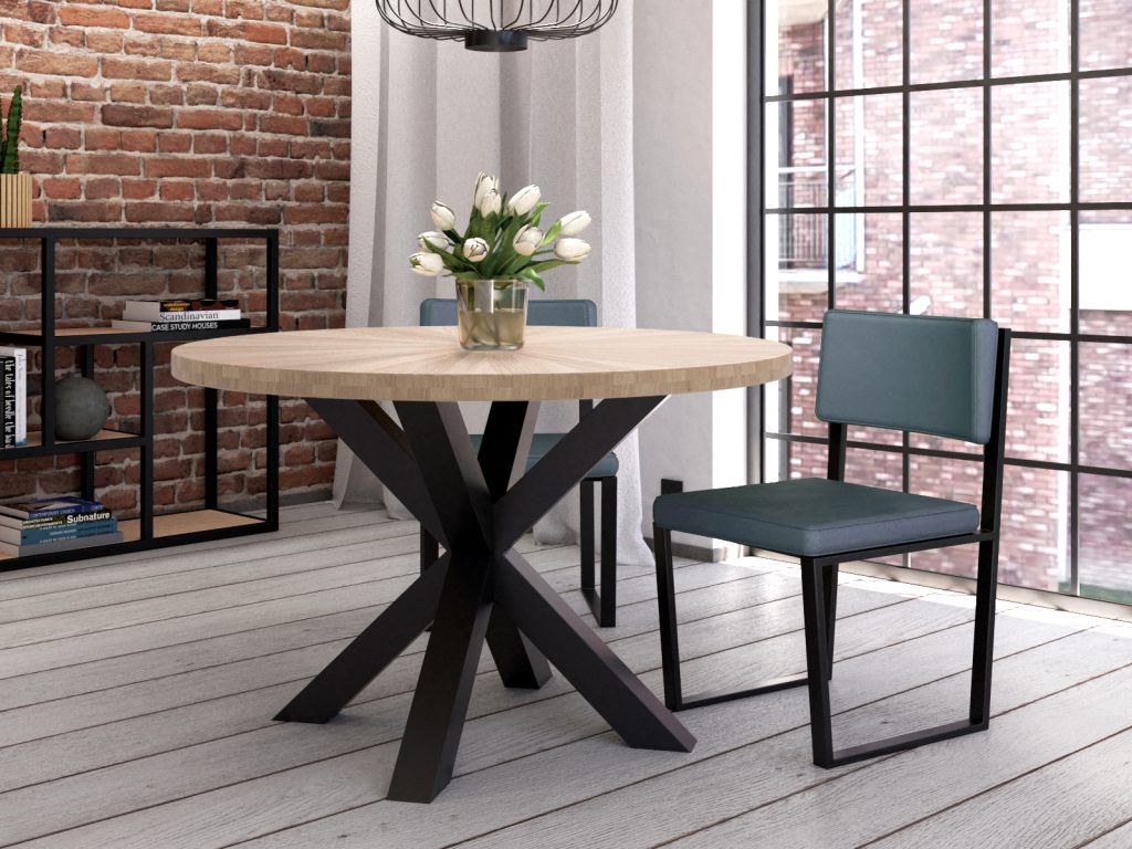 Okrągły Stół Pająk Średnica 120 cm - obrazek 2