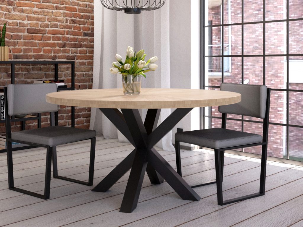 Okrągły Stół Pająk Średnica 140 cm - obrazek 2