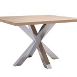 Kwadratowy Stół Pająk Chrom 120x120cm