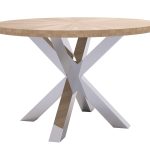 Okrągły Stół Pająk Chrom Średnica 120 cm