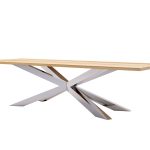 Duży Stół Pająk Chrom 300x100cm