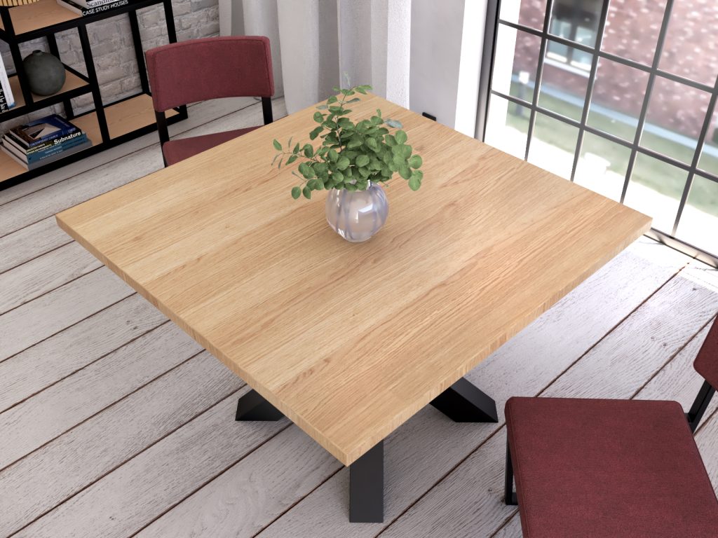 Kwadratowy Stół Pająk Heavy 120x120cm - obrazek 3