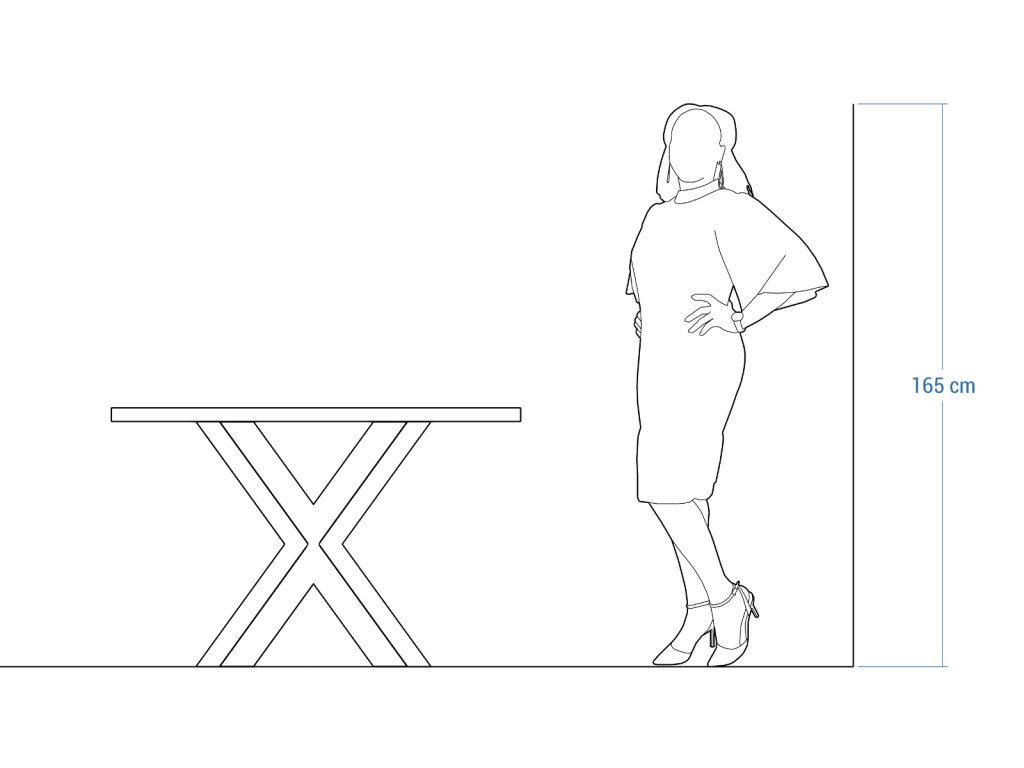 Kwadratowy Stół Pająk Heavy 120x120cm - obrazek 6