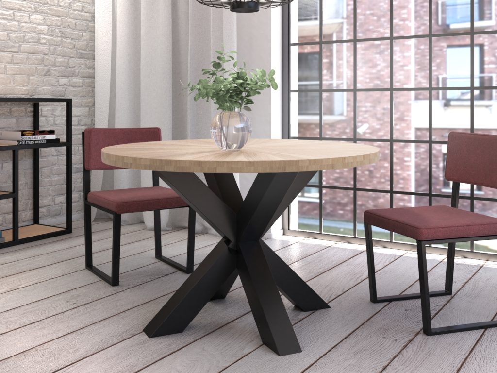 Okrągły Stół Pająk Heavy Średnica 120 cm - obrazek 2