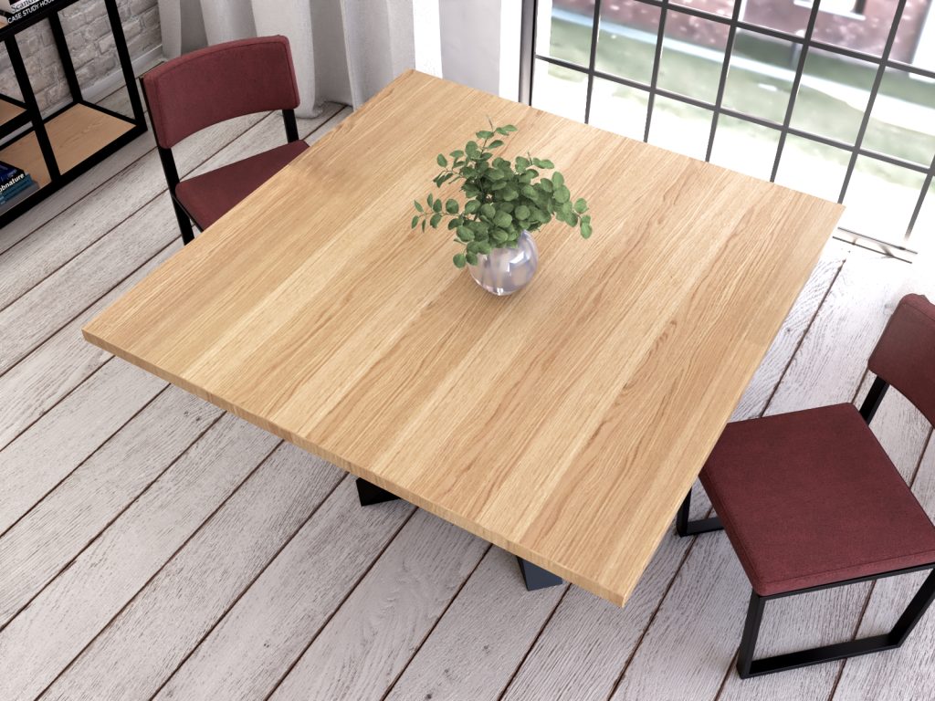 Kwadratowy Stół Pająk Heavy 140x140cm - obrazek 3