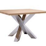 Kwadratowy Stół Pająk Heavy Chrom 120x120cm