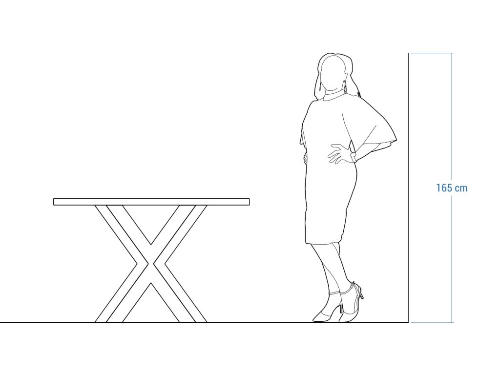 Kwadratowy Stół Pająk Heavy Chrom 120x120cm - obrazek 6