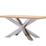 Stół Pająk Heavy Chrom 180x90cm