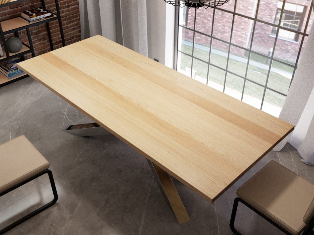 Duży Stół Pająk Heavy Chrom 240x100cm - obrazek 3