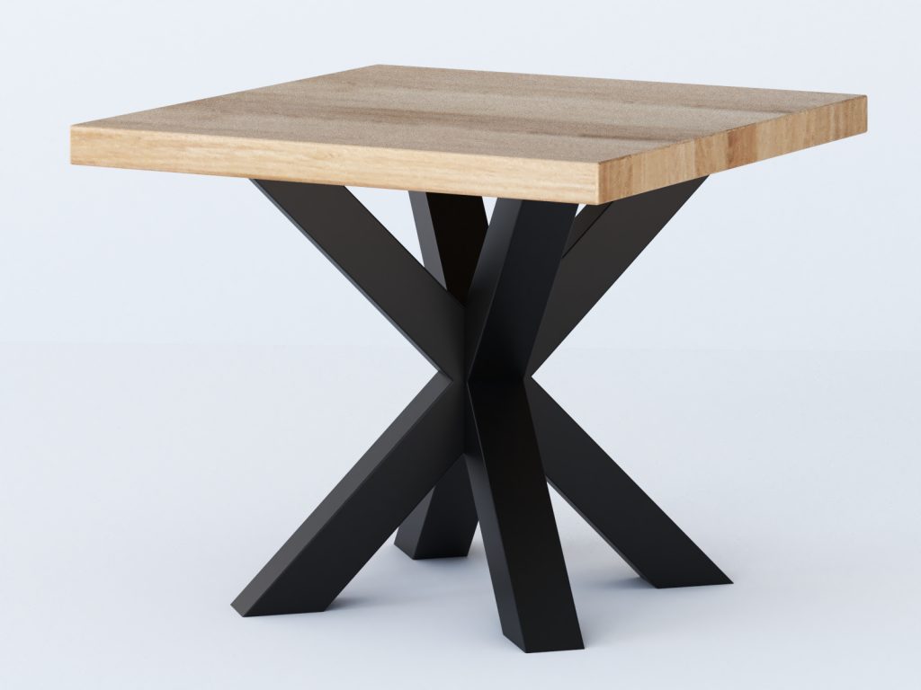 Kwadratowy Stolik Pająk Slim 60x60cm - obrazek 4