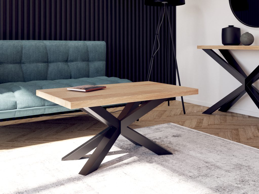 Stolik Pająk Slim 60x100cm - obrazek 2