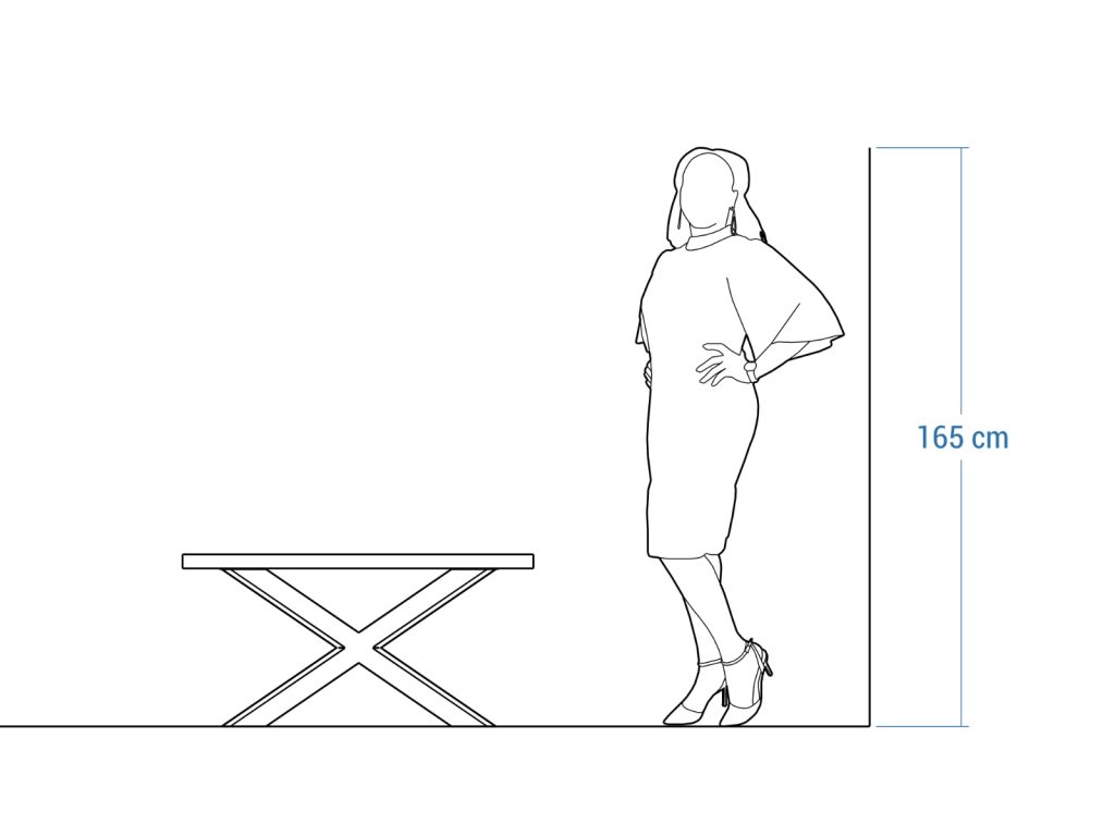 Stolik Pająk Slim 60x100cm - obrazek 6