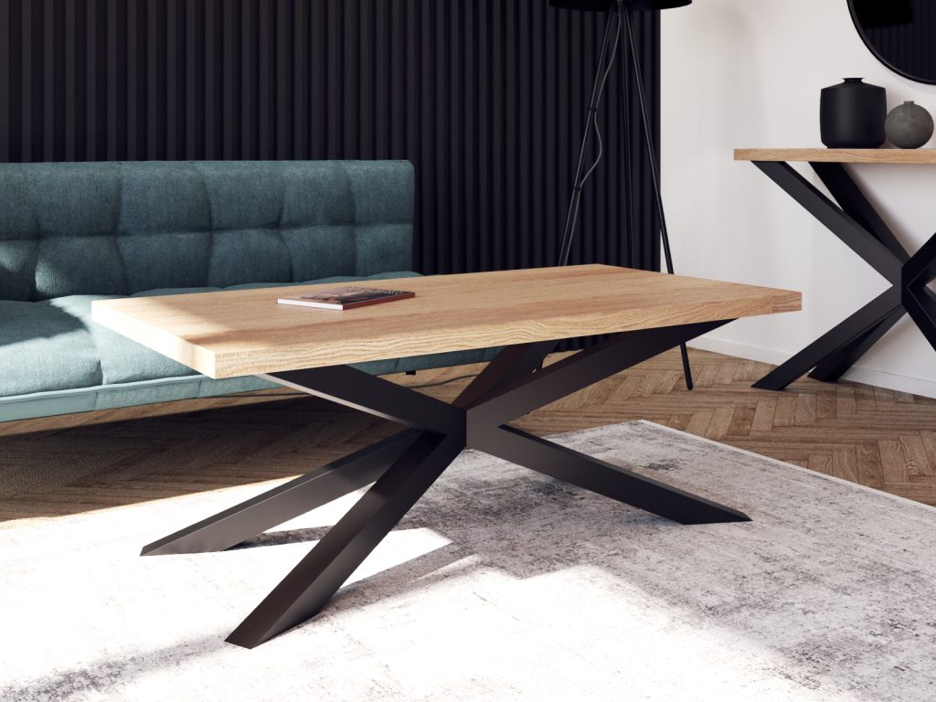 Stolik Pająk Slim 70x130cm - obrazek 2