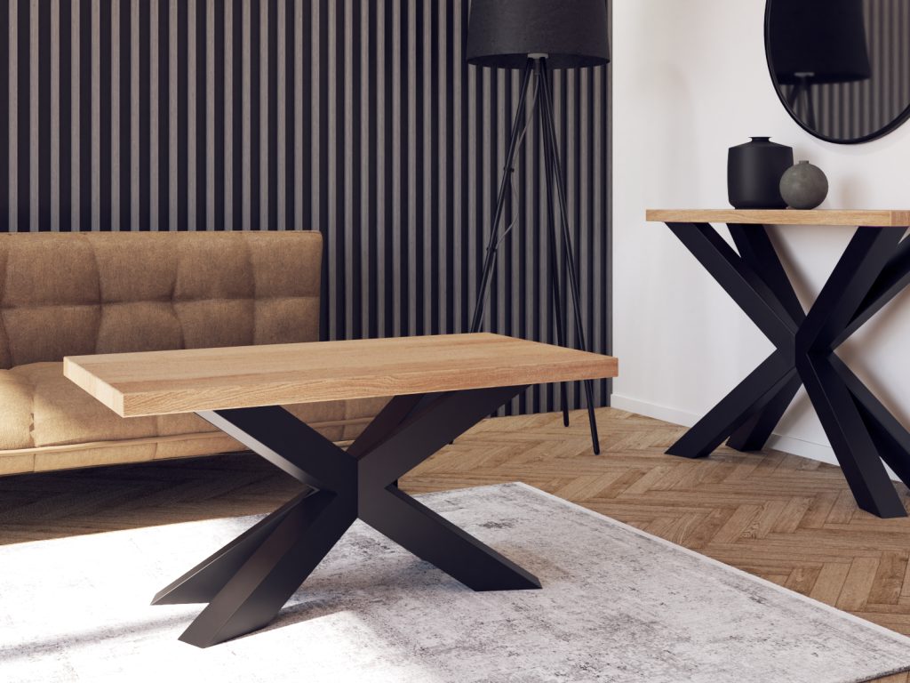 Stolik Pająk heavy 60x100cm - obrazek 2